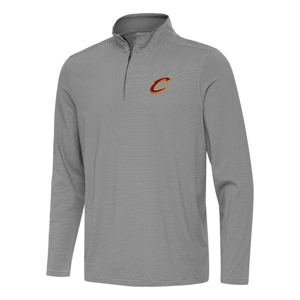 Cleveland Cavaliers Antigua Twine Quarter-Zip Top sale - Black shop
