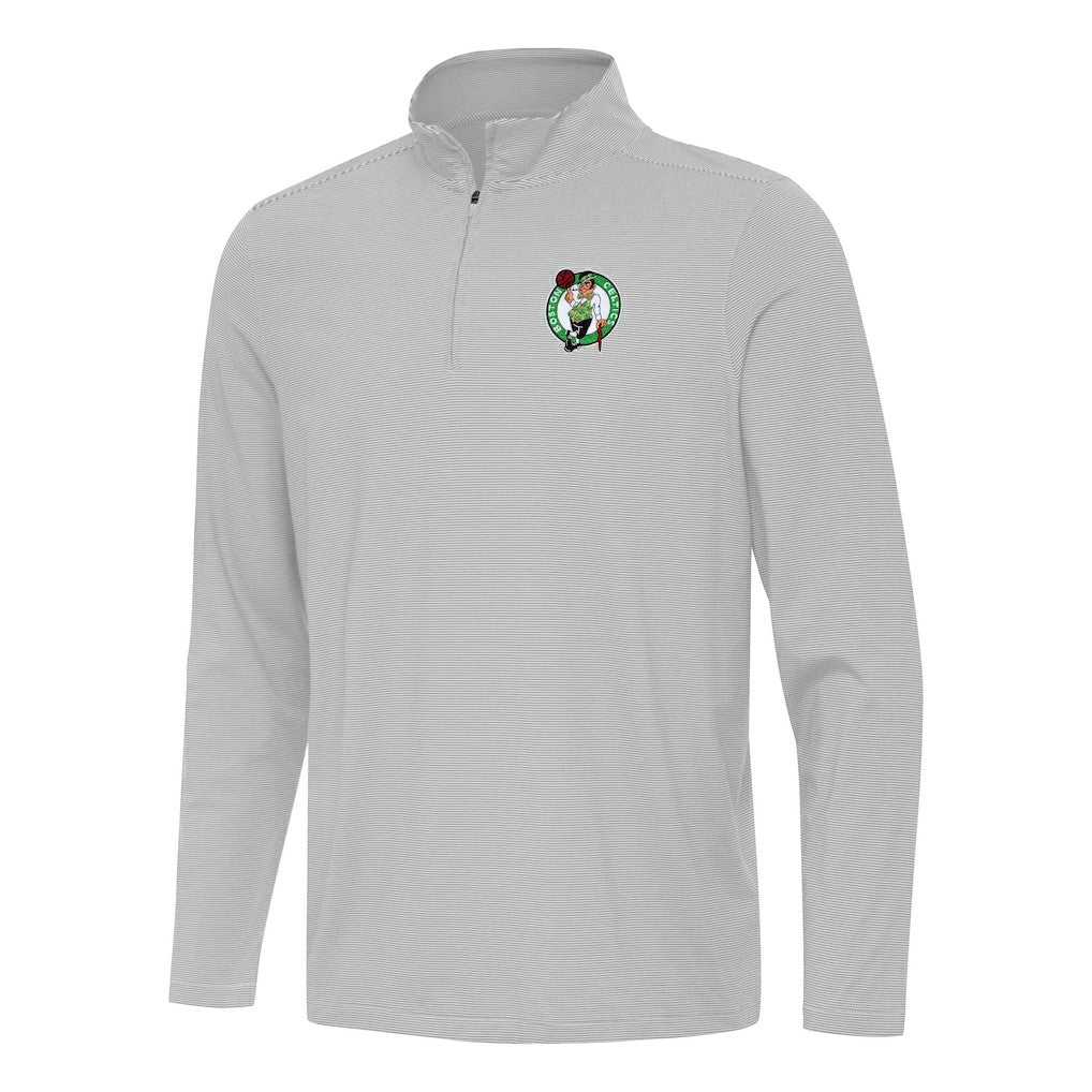 Boston Celtics Antigua Twine Quarter-Zip Top - Gray online