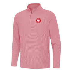 Atlanta Hawks Antigua Twine Quarter-Zip Top - Red discount
