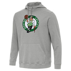 Boston Celtics Antigua Cloud Pullover Hoodie - Heather Gray on sale