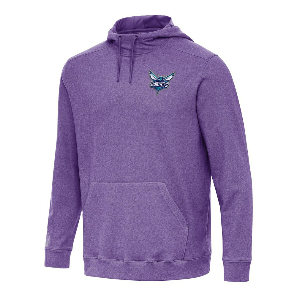 Charlotte Hornets Antigua Cloud Pullover Hoodie - Heather Purple sale