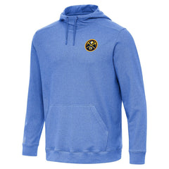 Denver Nuggets Antigua Cloud Pullover Hoodie sale - Heather Blue for sale