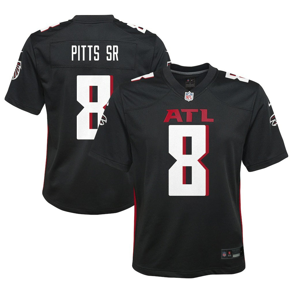 Kyle Pitts Sr. Atlanta Falcons Youth Game Jersey - Black | Nike cheap