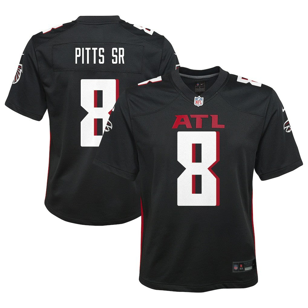 Kyle Pitts Sr. Atlanta Falcons Youth Game Jersey - Black | Nike cheap