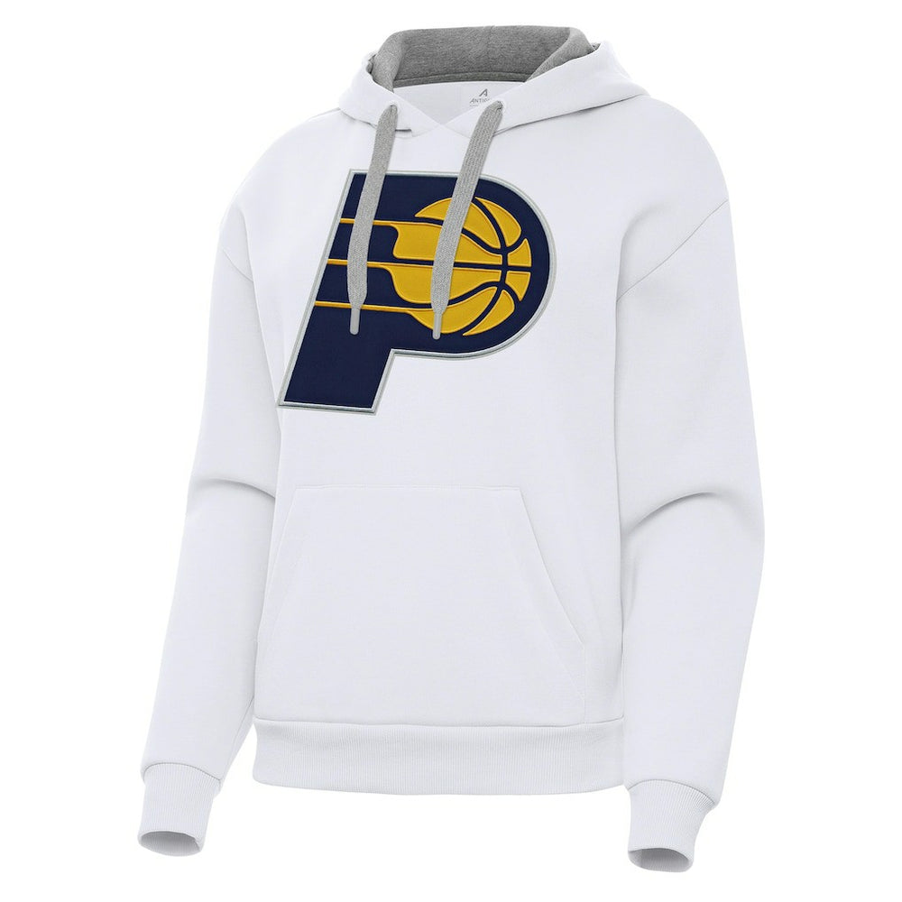 Indiana Pacers Antigua Women's Victory Pullover Hoodie - White on sale