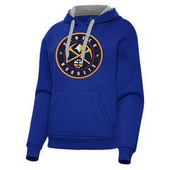 Denver Nuggets Antigua Women's Victory Pullover Hoodie sale - Royal for sale