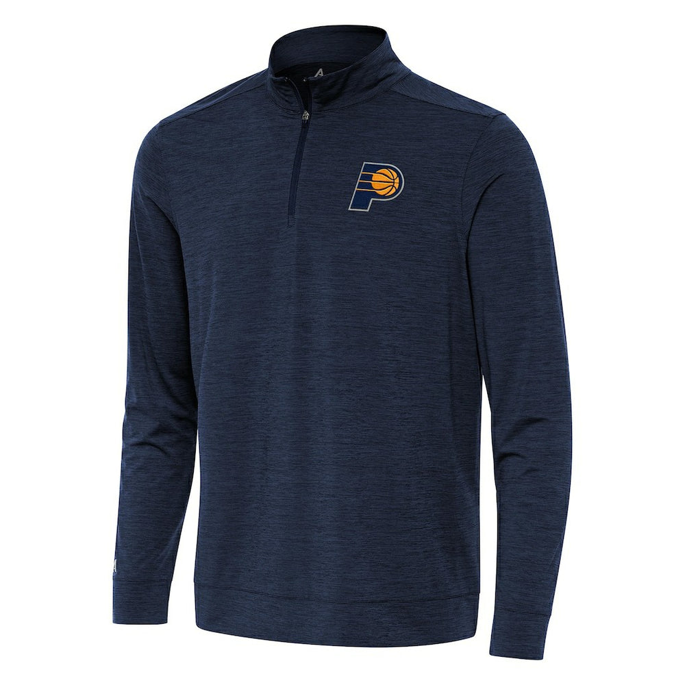 Indiana Pacers Antigua Bright Quarter-Zip Top - Heather Navy online
