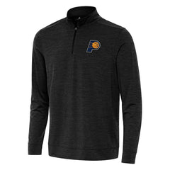 Indiana Pacers Antigua Bright Quarter-Zip Top - Heather Black on sale