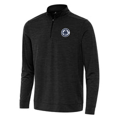 LA Clippers Antigua Bright Quarter-Zip Top - Heather Black outlet