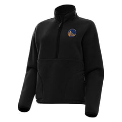 Golden State Warriors Antigua Women's Figure Half-Zip Pullover Sweatshirt sale - Black outlet