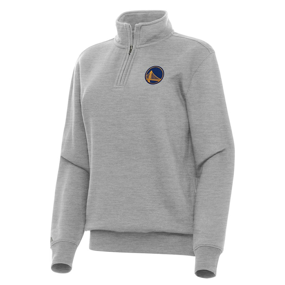 Golden State Warriors Antigua Women's Victory Quarter-Zip Sweatshirt sale - Heather Gray discount