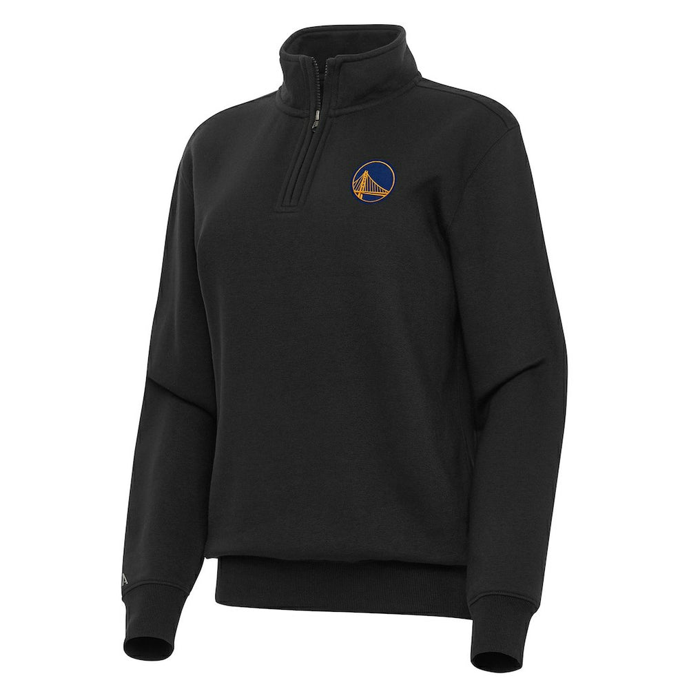 Golden State Warriors Antigua Women's Victory Quarter-Zip Sweatshirt sale - Black online