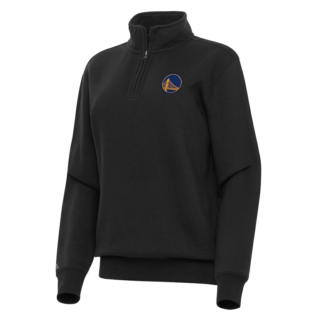 Golden State Warriors Antigua Women's Victory Quarter-Zip Sweatshirt sale - Black online