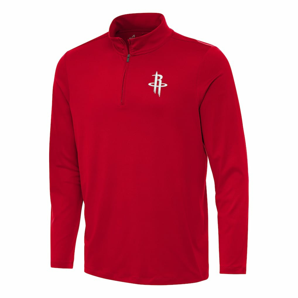 Houston Rockets Antigua Reprocess Quarter-Zip Top sale - Red on sale