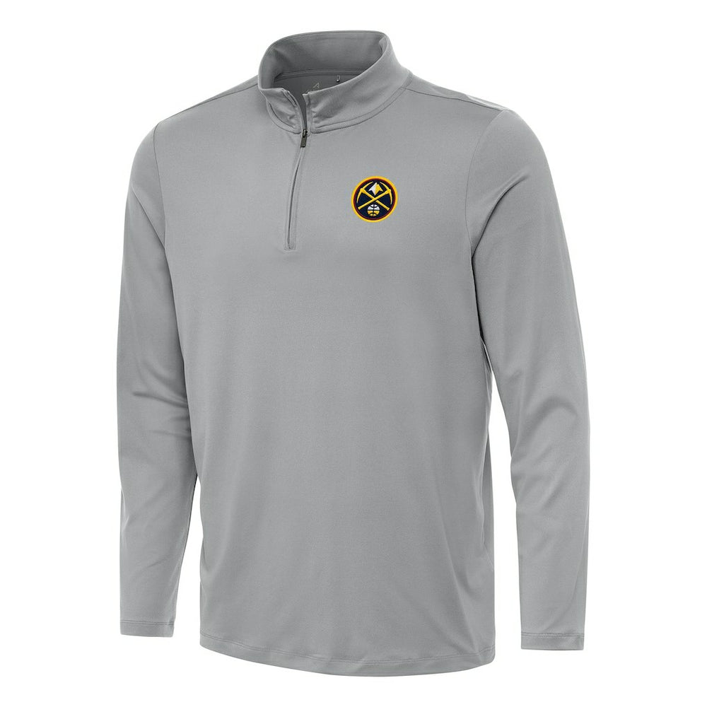 Denver Nuggets Antigua Reprocess Quarter-Zip Top sale - Gray cheap