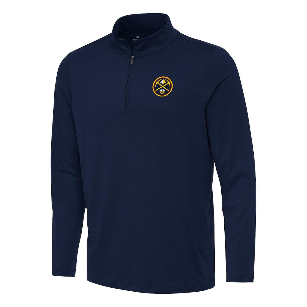 Denver Nuggets Antigua Reprocess Quarter-Zip Top sale - Navy for sale