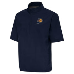 Indiana Pacers Antigua Brisk Quarter-Zip Windbreaker - Navy sale