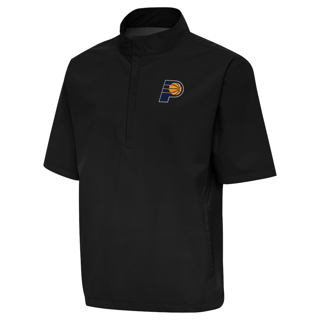 Indiana Pacers Antigua Brisk Quarter-Zip Windbreaker - Black outlet