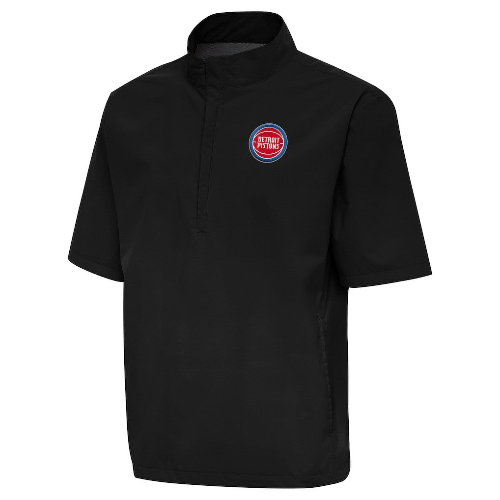 Detroit Pistons Antigua Brisk Quarter-Zip Windbreaker sale - Black sale