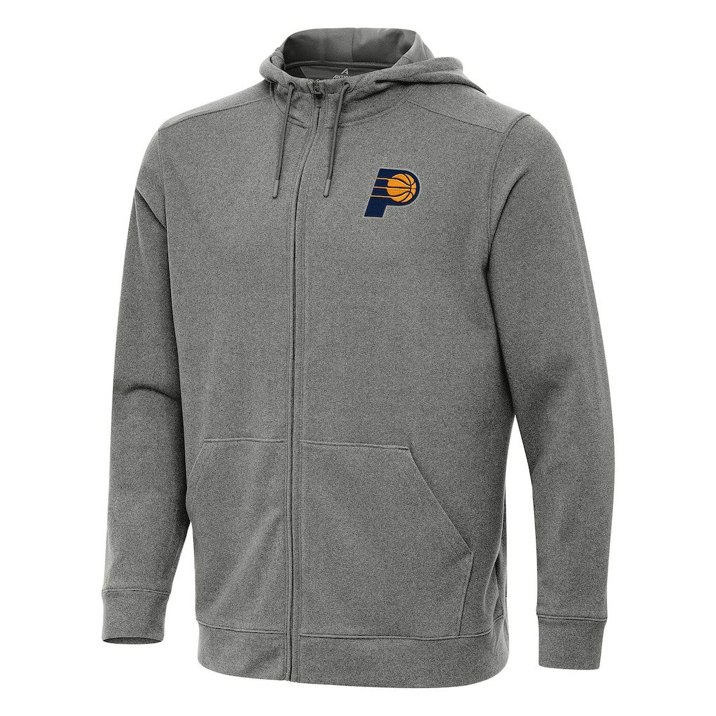 Indiana Pacers Antigua Effortless Full-Zip Hoodie Jacket - Heather Charcoal online