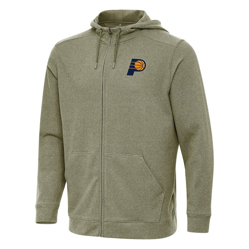 Indiana Pacers Antigua Effortless Full-Zip Hoodie Jacket - Olive discount
