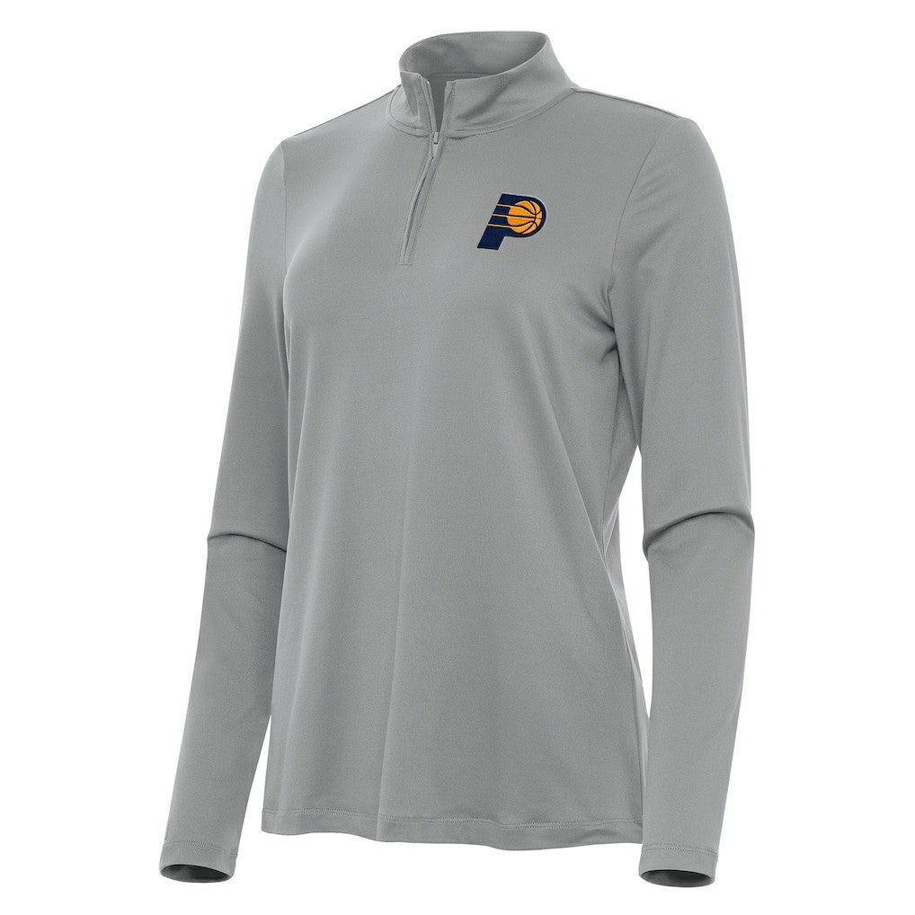 Indiana Pacers Antigua Women's Reprocess Quarter-Zip Top - Gray online