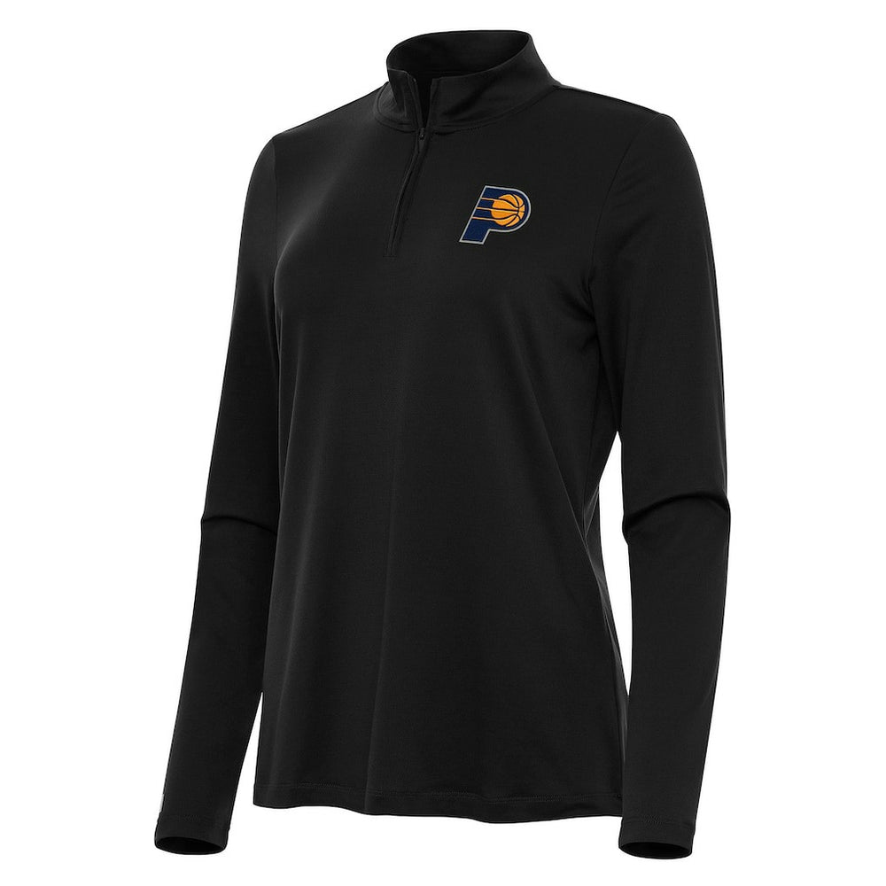 Indiana Pacers Antigua Women's Reprocess Quarter-Zip Top - Black shop