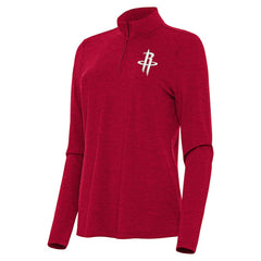Houston Rockets Antigua Women's Bright Quarter-Zip Top sale - Heather Red for sale