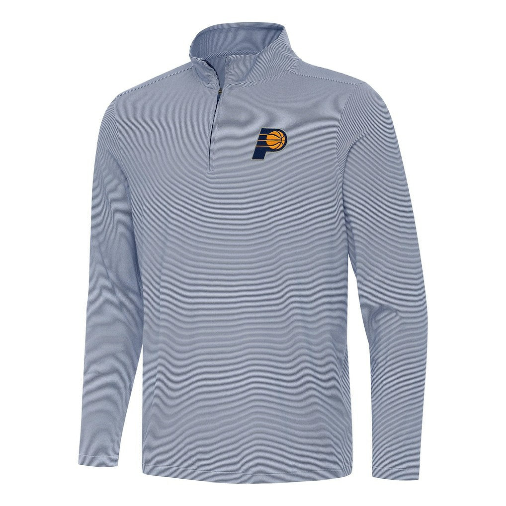 Indiana Pacers Antigua Twine Quarter-Zip Top - Navy discount