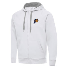 Indiana Pacers Antigua Big & Tall Victory Full-Zip Hoodie Jacket - White discount