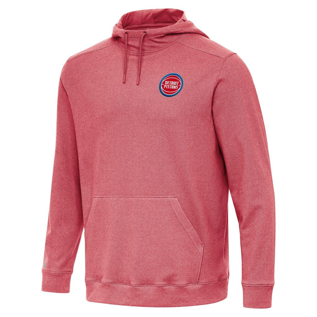 Detroit Pistons Antigua Cloud Pullover Hoodie sale - Heather Red for sale