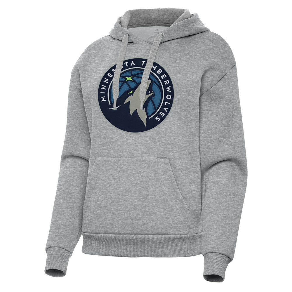 Minnesota Timberwolves Antigua Women's Victory Pullover Hoodie - Heather Gray outlet