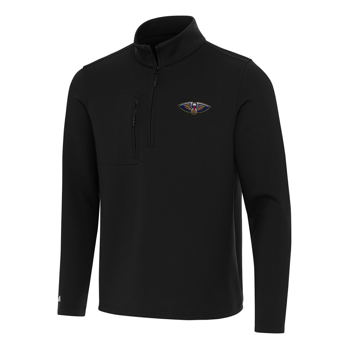 New Orleans Pelicans Antigua Insider Quarter-Zip Top - Black for sale