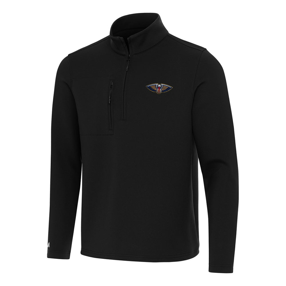 New Orleans Pelicans Antigua Insider Quarter-Zip Top - Black for sale