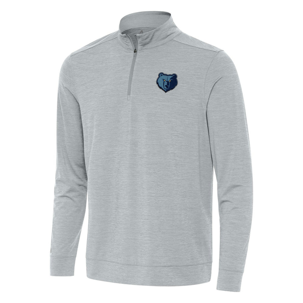 Memphis Grizzlies Antigua Bright Quarter-Zip Top - Heather Gray online