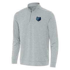 Memphis Grizzlies Antigua Bright Quarter-Zip Top - Heather Gray online