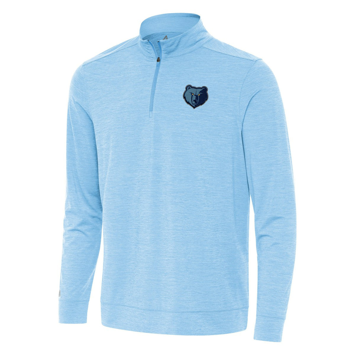 Memphis Grizzlies Antigua Bright Quarter-Zip Top - Light Blue online