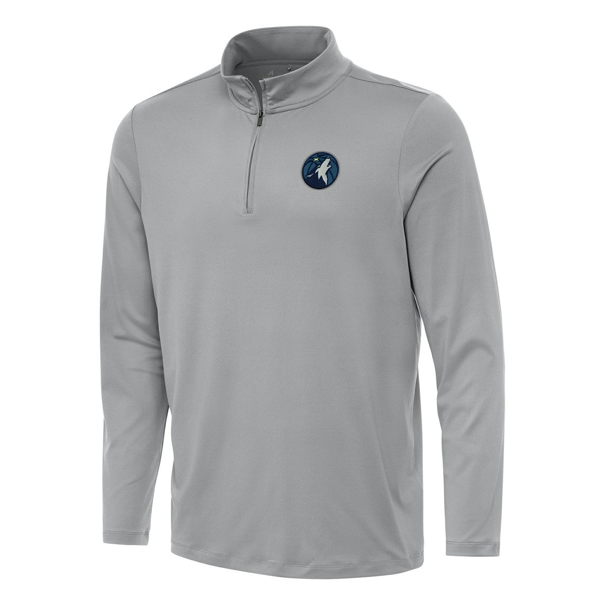 Minnesota Timberwolves Antigua Reprocess Quarter-Zip Top - Gray on sale