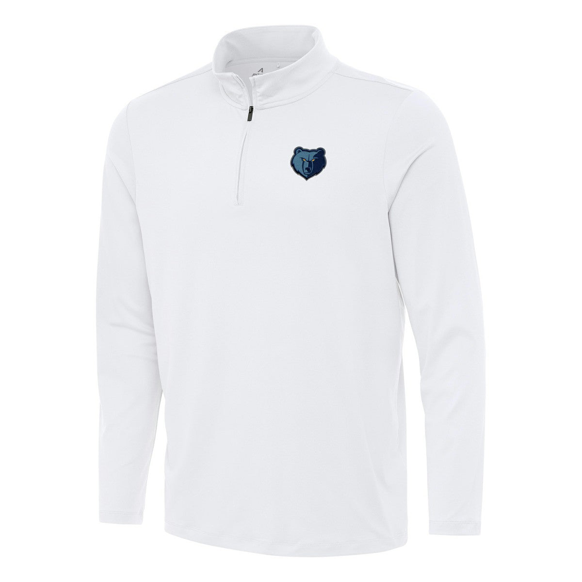 Memphis Grizzlies Antigua Reprocess Quarter-Zip Top - White on sale