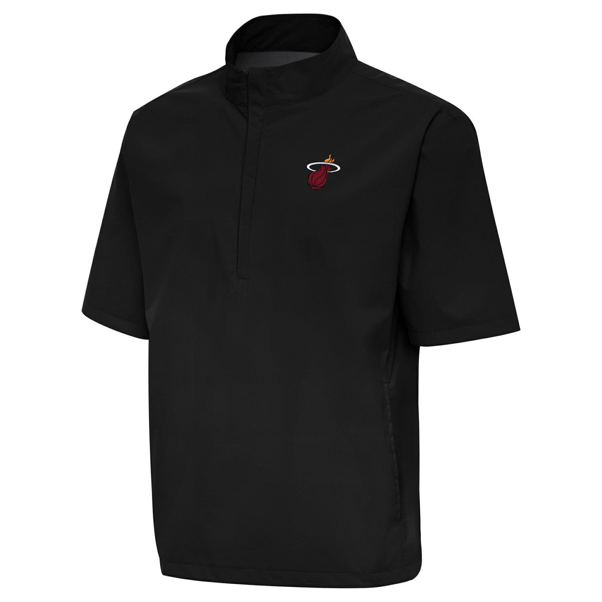 Miami Heat Antigua Brisk Quarter-Zip Windbreaker - Black online
