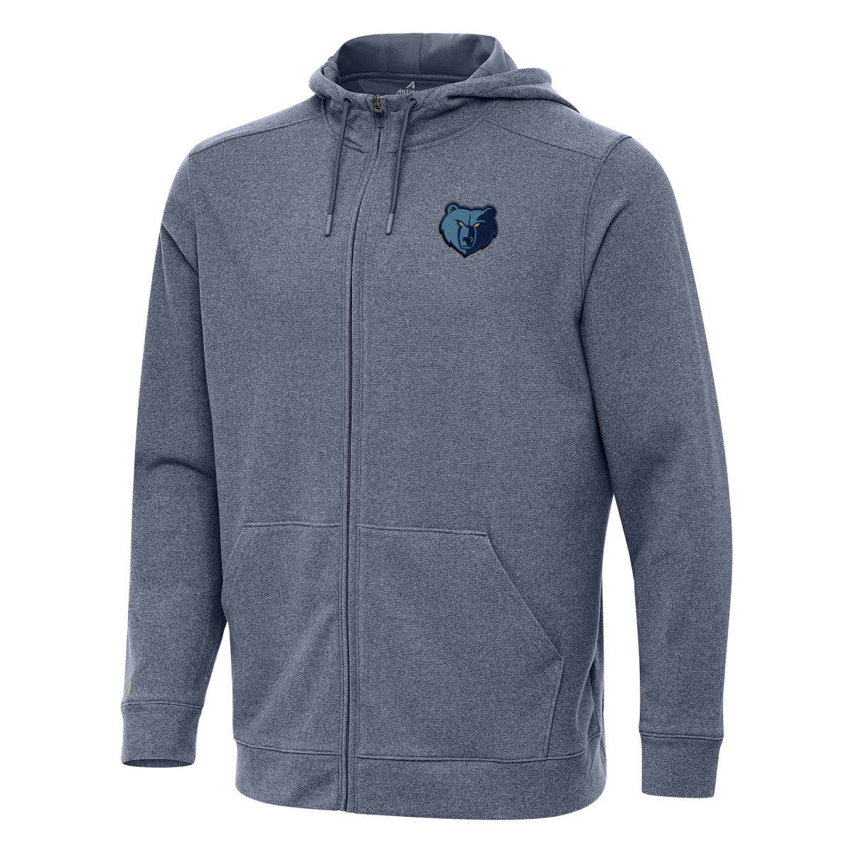 Memphis Grizzlies Antigua Effortless Full-Zip Hoodie Jacket - Heather Navy online
