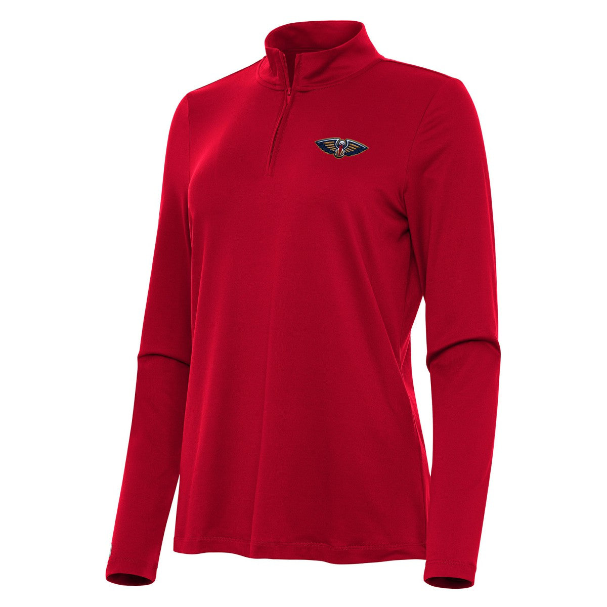 New Orleans Pelicans Antigua Women's Reprocess Quarter-Zip Top - Red online