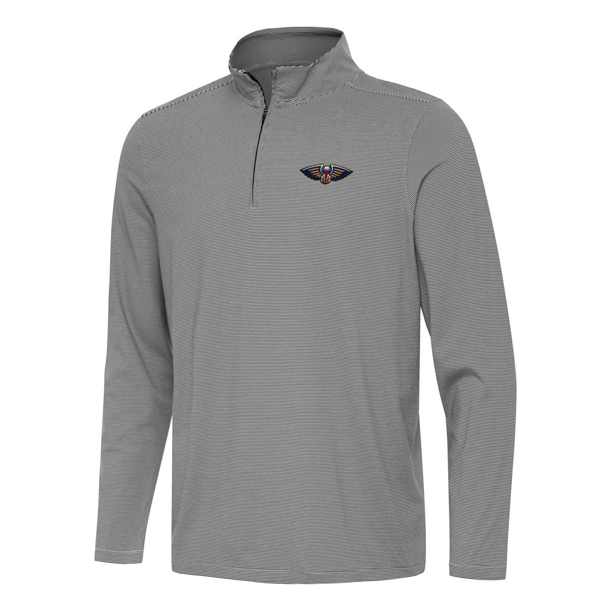 New Orleans Pelicans Antigua Twine Quarter-Zip Top - Black discount