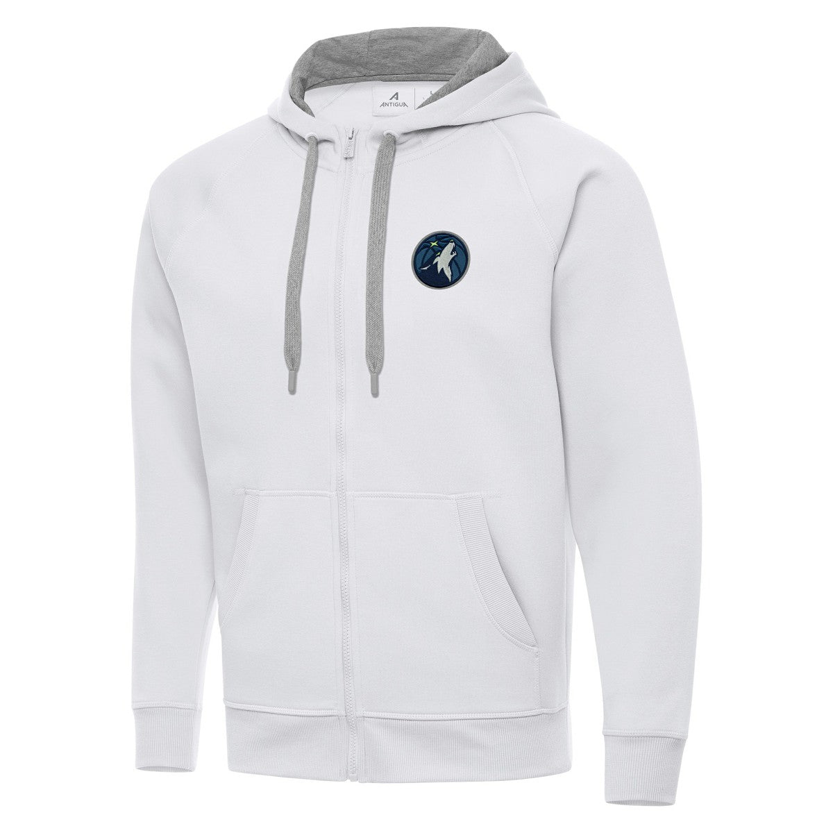 Minnesota Timberwolves Antigua Big & Tall Victory Full-Zip Hoodie Jacket - White sale
