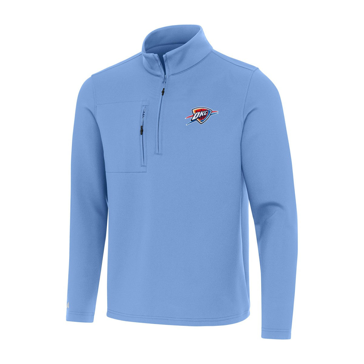 Oklahoma City Thunder Antigua Insider Quarter-Zip Top - Powder Blue discount