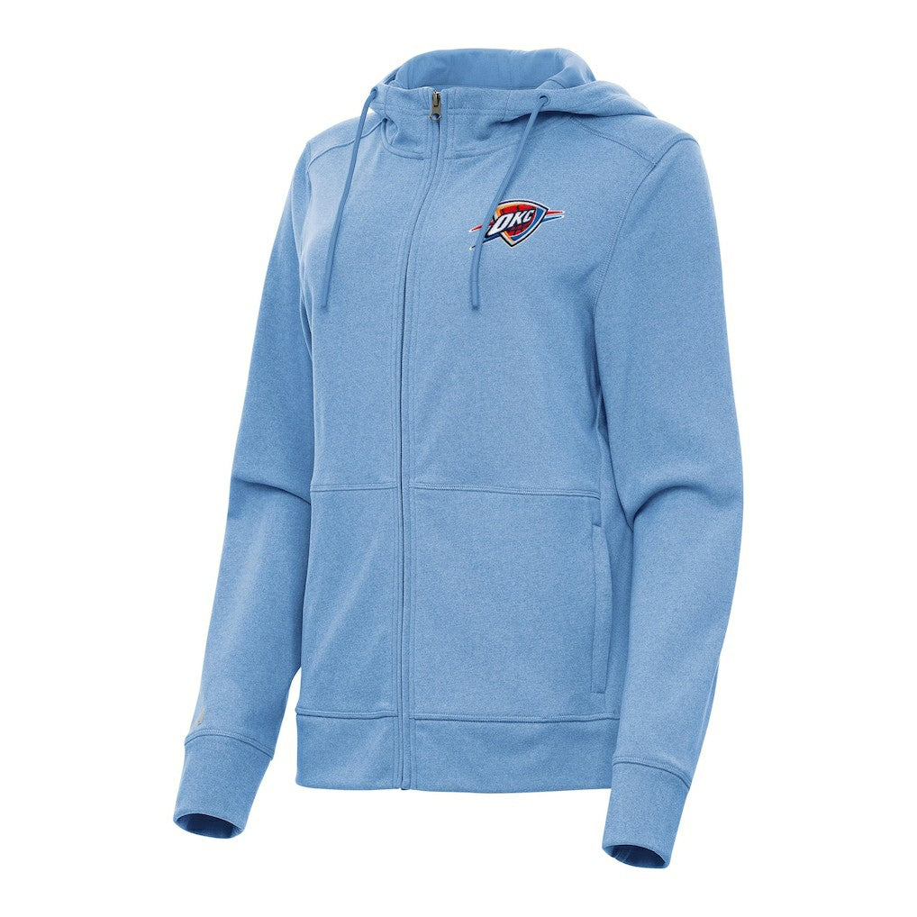 Oklahoma City Thunder Antigua Women's Seeker Full-Zip Hoodie Jacket - Heather Powder Blue outlet