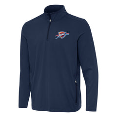 Oklahoma City Thunder Antigua Perilous Quarter-Zip Sweatshirt - Navy online