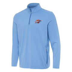 Oklahoma City Thunder Antigua Perilous Quarter-Zip Sweatshirt - Powder Blue cheap