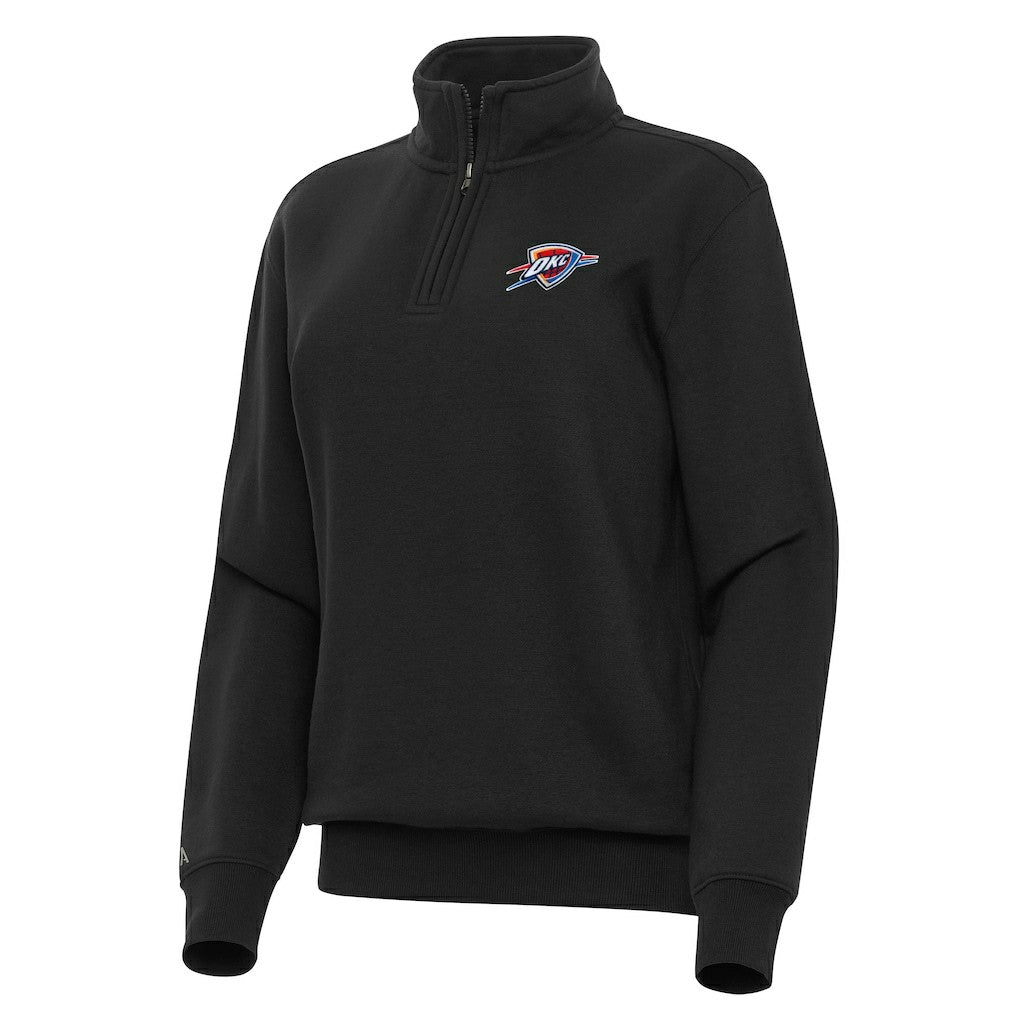 Oklahoma City Thunder Antigua Women's Victory Quarter-Zip Sweatshirt - Black discount