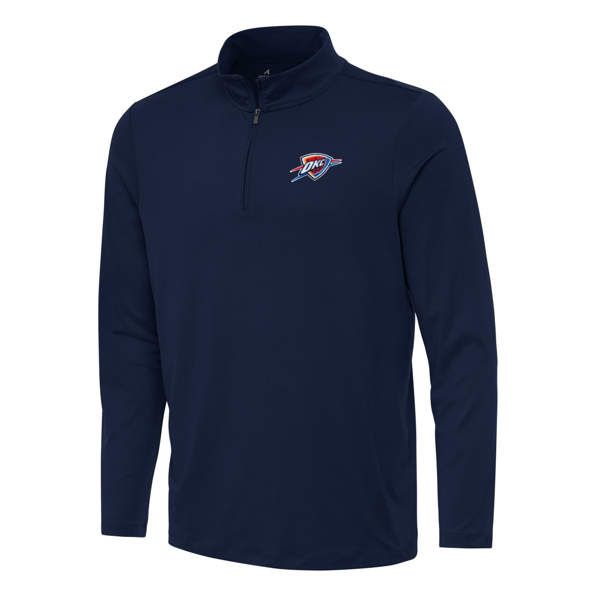 Oklahoma City Thunder Antigua Reprocess Quarter-Zip Top - Navy discount